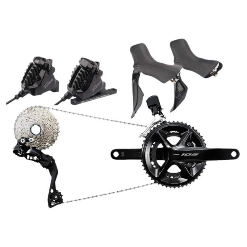 SHIMANO | Electronic Shifting Road Bike Kit 2x12 Speed Hydraulic Disc ราคา 17,011 บาท*ส่งฟรี