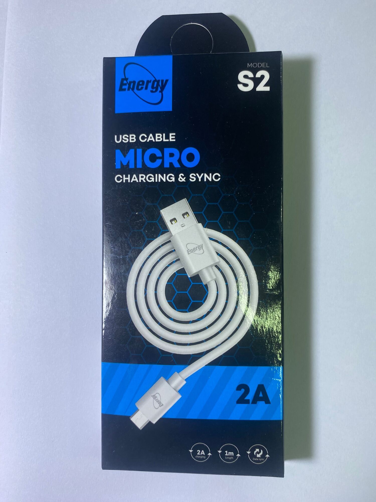 Energy สายชาร์จ S2 รุ่น Micro USB2A2.4A IFast Charg ing Data Cable 2A2 ...