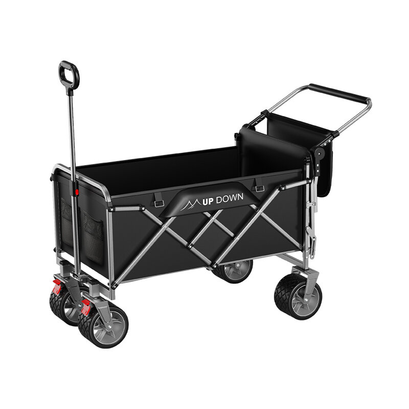 UP DOWN | Folding Camping Cart Outdoor Handcart with Lying Space for Children