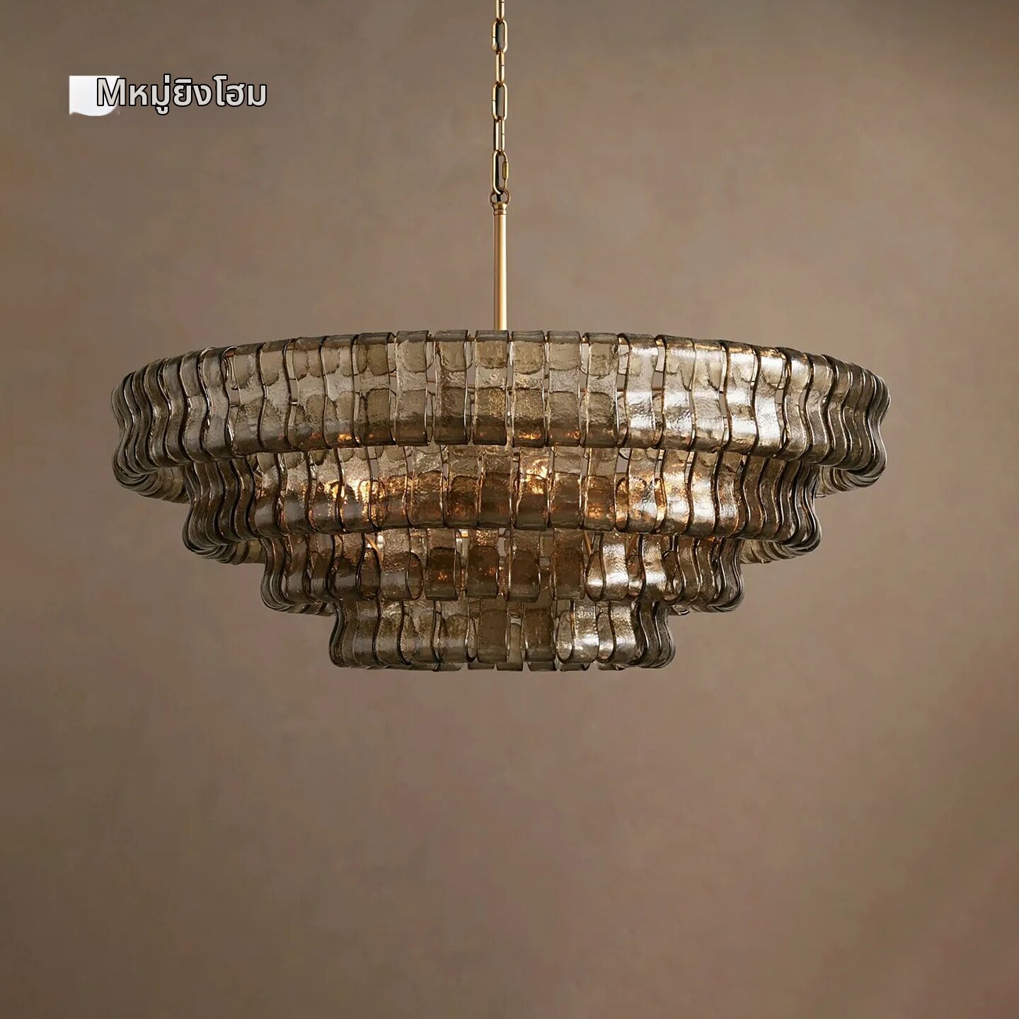 MUYING | Luxurious Simple Modern Large Multi-Layer Round Chandelier - ยี่ห้อ MUYING ราคา 46,548 บาท*ส่งฟรี