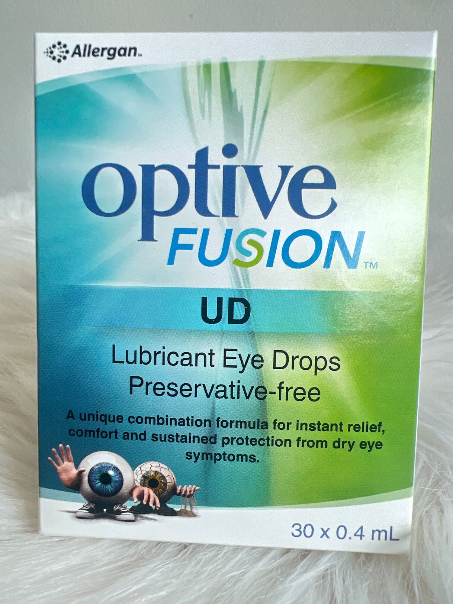 Optics Fusion UD Lubricant Eye Drops Preservative free 30x0.4ml