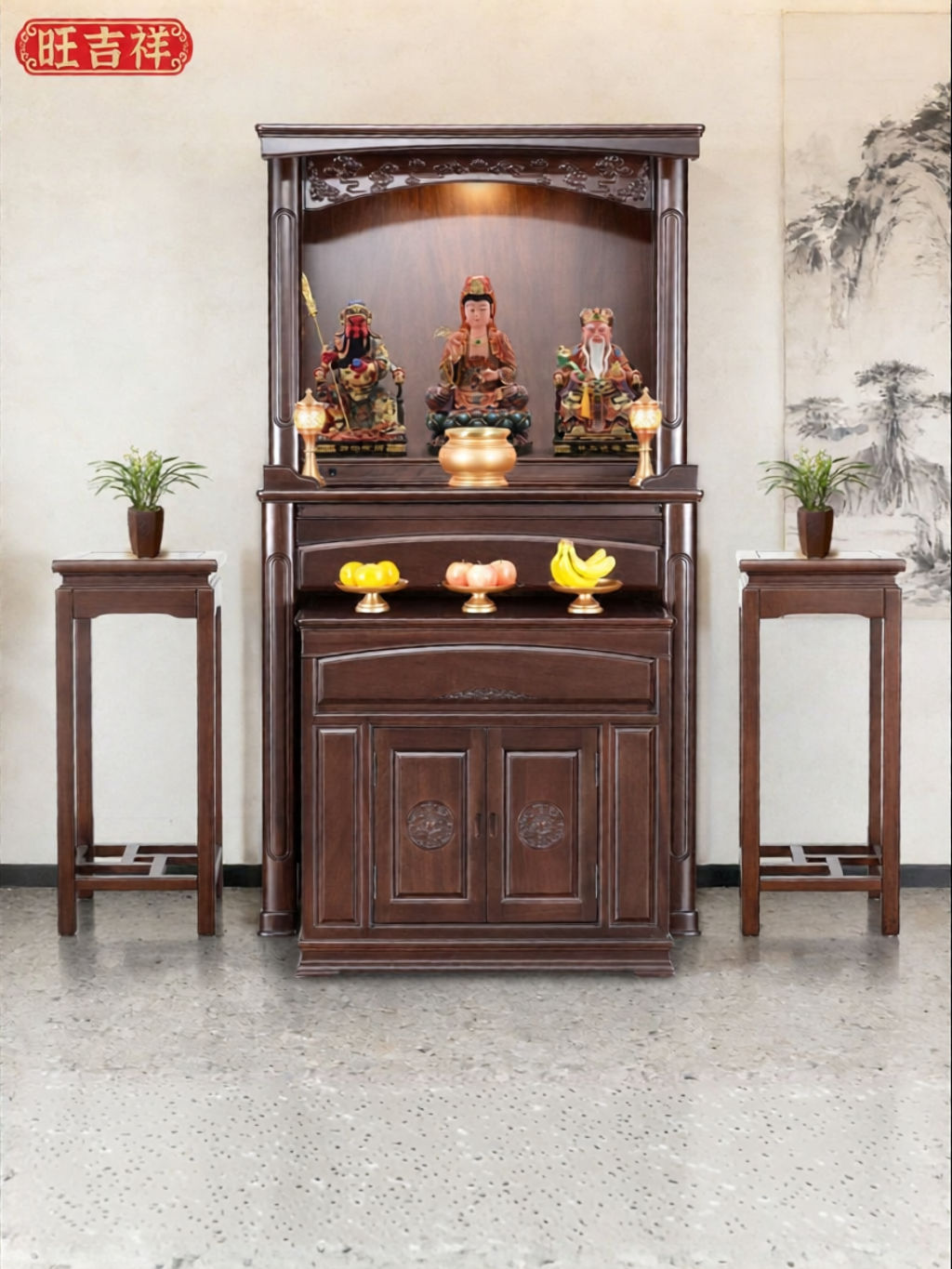 Solid Wood New Chinese Style Altar Cabinet ราคา 38,920 บาท*ส่งฟรี