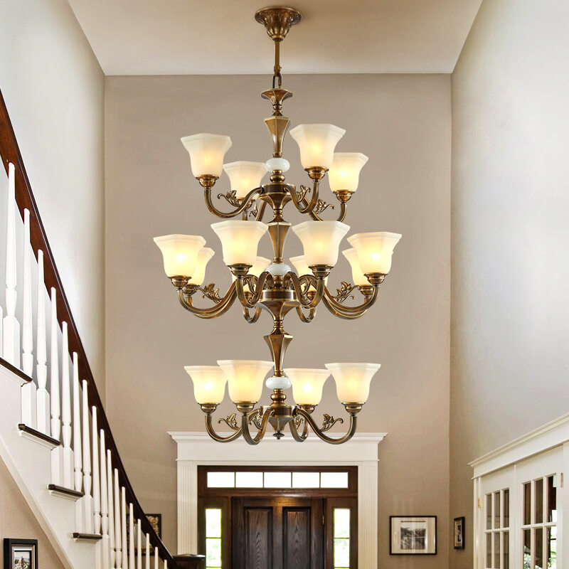 [KELUO | American Style Large Space Long Chandelier,KELUO | American Style Large Space Long Chandelier,] ราคา 33,141 บาท*ส่งฟรี