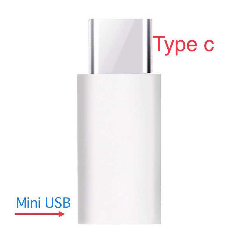 อแดปเตอร์แปลง Mini USB TO ไทซี Type c หัวแปลง💛 มินิยูเอสบี เป็น TYPE C ...