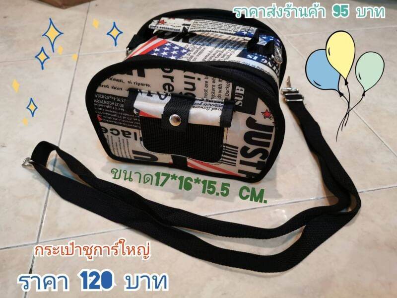 กระเป๋าสัตว์เลี้ยง​มีสายสะพาย ขนาดพกพา​2ขนาด