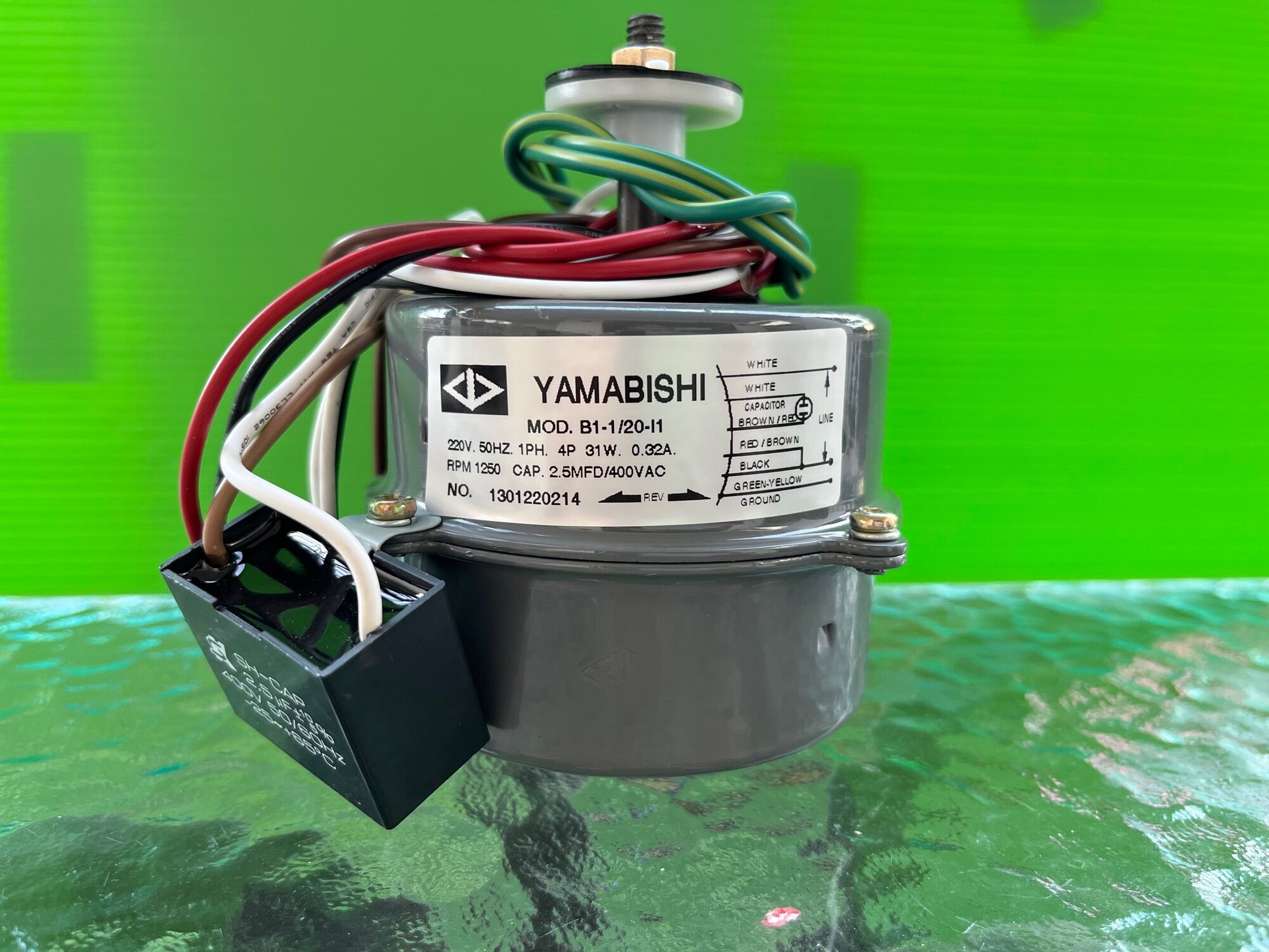 มอเตอร์31W มอเตอร์เครื่องทำน้ำแข็งNewton 31วัตต์ Yamabishi 31watt model : B1-1/20 ราคา 1,950 บาท*ส่งฟรี