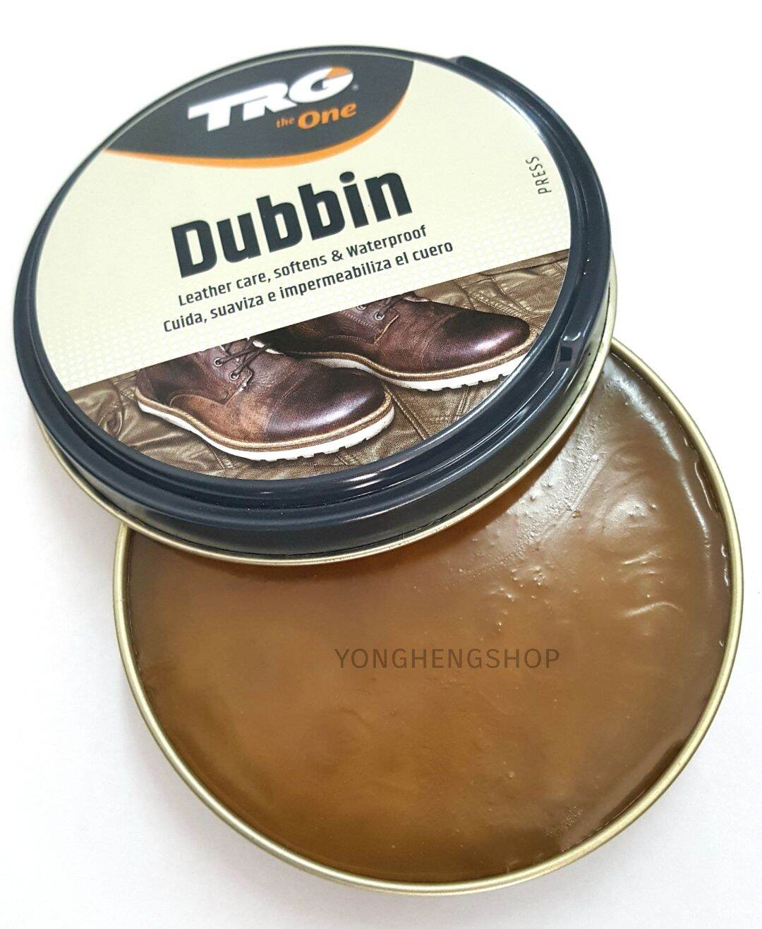 Dubbin ไขปลาวาฬ ครีมบำรุงกระเป๋า น้ำยาขัดรองเท้า เคลือบเงาหนัง เนื้อแท้100% ให้ความสดใหม่เงางามกับหนัง เพิ่มความชุ่มชื่นให้กับหนัง.125ml.