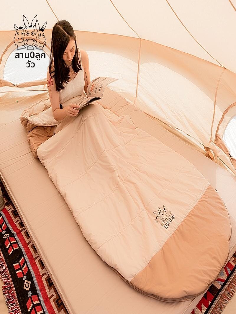 SHANNAIER | Wide Thickened Thermal Sleeping Bag for Camping