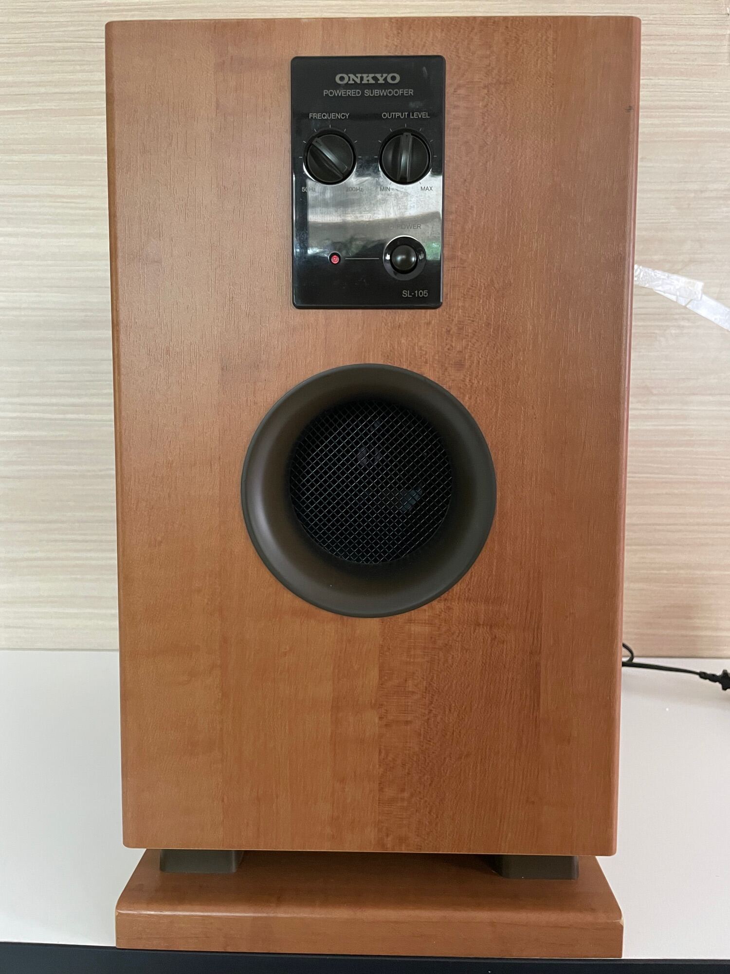 ONKYO POWERED SUBWOOFER SL-105 - スピーカー