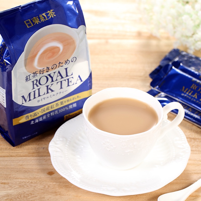 Nitto Royal milk tea สูตรดั้งเดิม รอยัล มิลค์ ที 140g 10 ซอง ชานมญี่ปุ่น ชานมพระราชา ดังที่สุด หอมอร่อย แคลลอรี่ต่ำ สุดๆ มีหลายรสชาติ