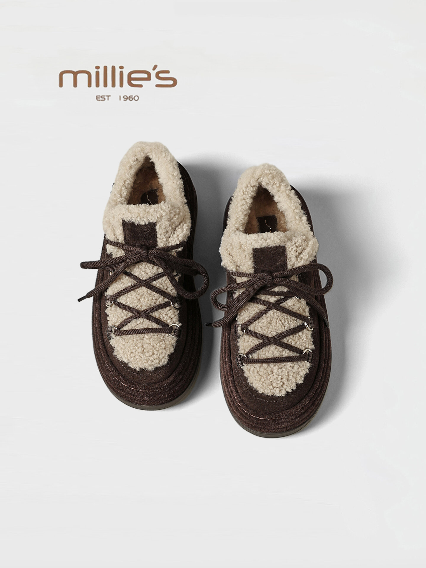 MILLIE'S | Thick Sole Winter Insulated Leisure Shoes ราคา 8,852 บาท*ส่งฟรี
