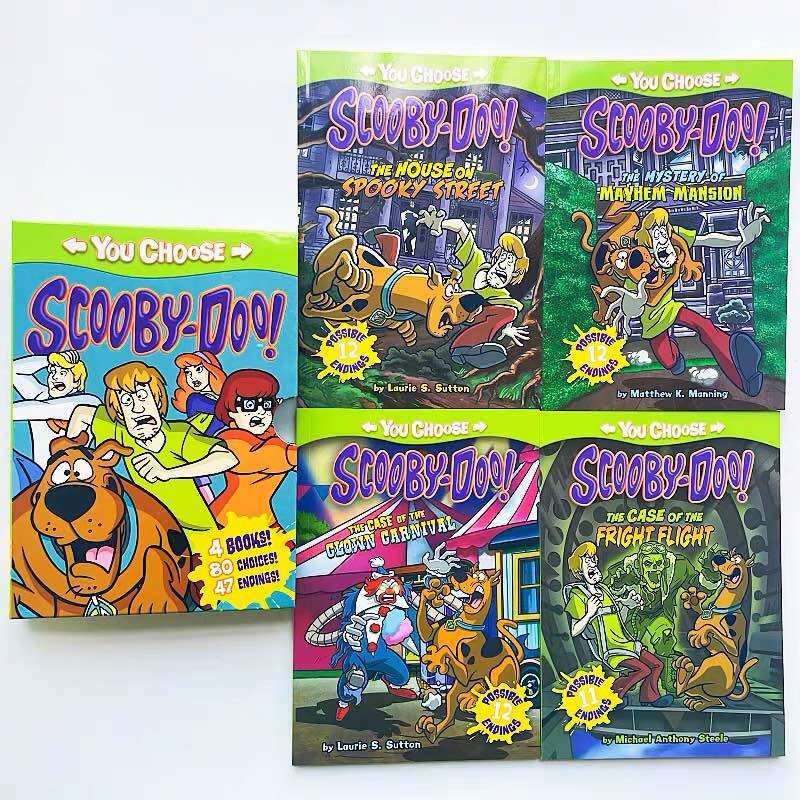 You Choose: Scooby-Doo! 4-Book Boxed Set – Interactive Mystery Adventure Books with Multiple Endings | ชุดหนังสือ 4 เล่ม แบบเลือกตอนจบได้