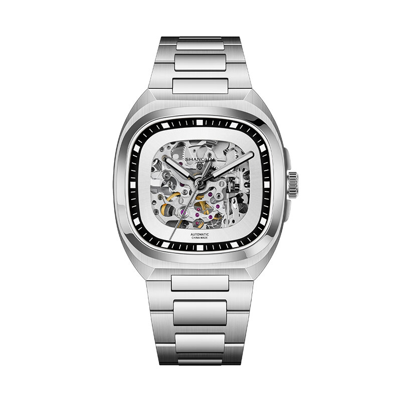 Shanghai | Vintage TV Design Automatic Mechanical Watch ราคา 14,416 บาท*ส่งฟรี