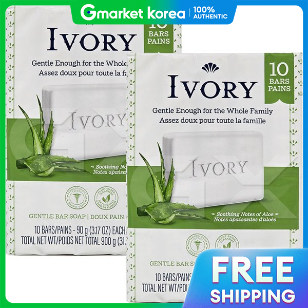 ivory | Ivory Aloe Facial Soap, 90g, 20 Bars ราคา 1,056 บาท*ส่งฟรี