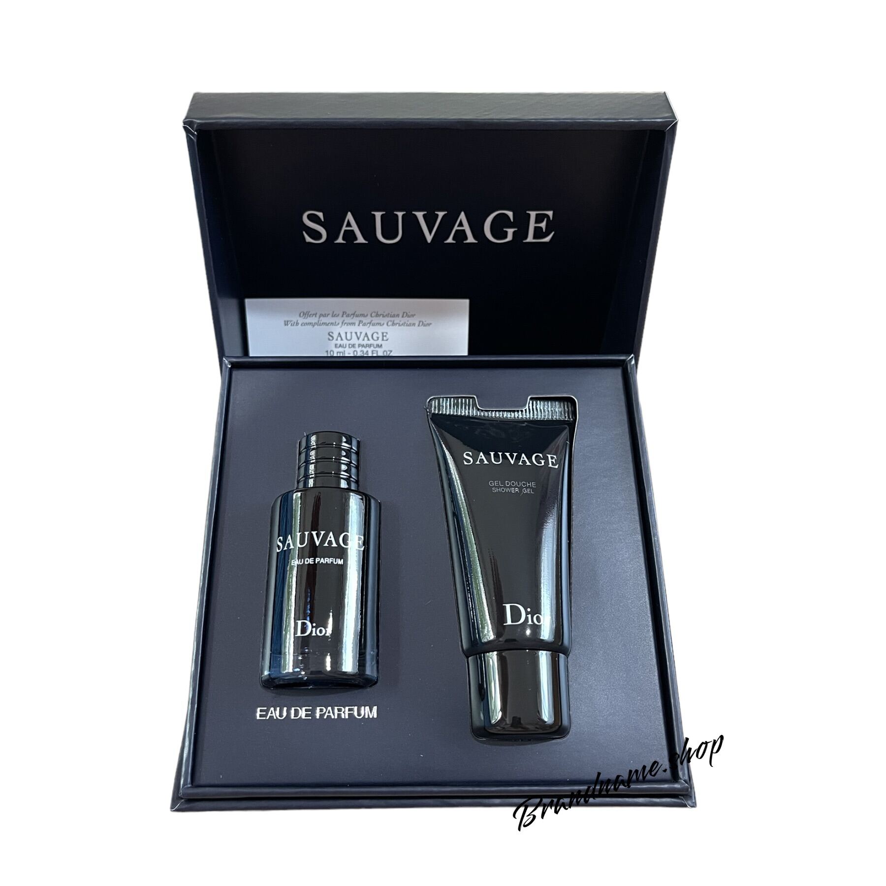DIOR SAUVAGE EDP 10ml + Shower 20mL Set Lazada.co.th