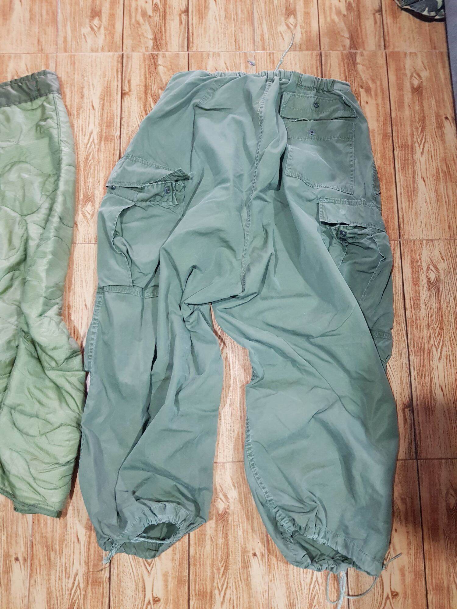 กางเกงทหารusa PRAKA OG106 US Army Field Pants Liner ซิปเงิน เอว30