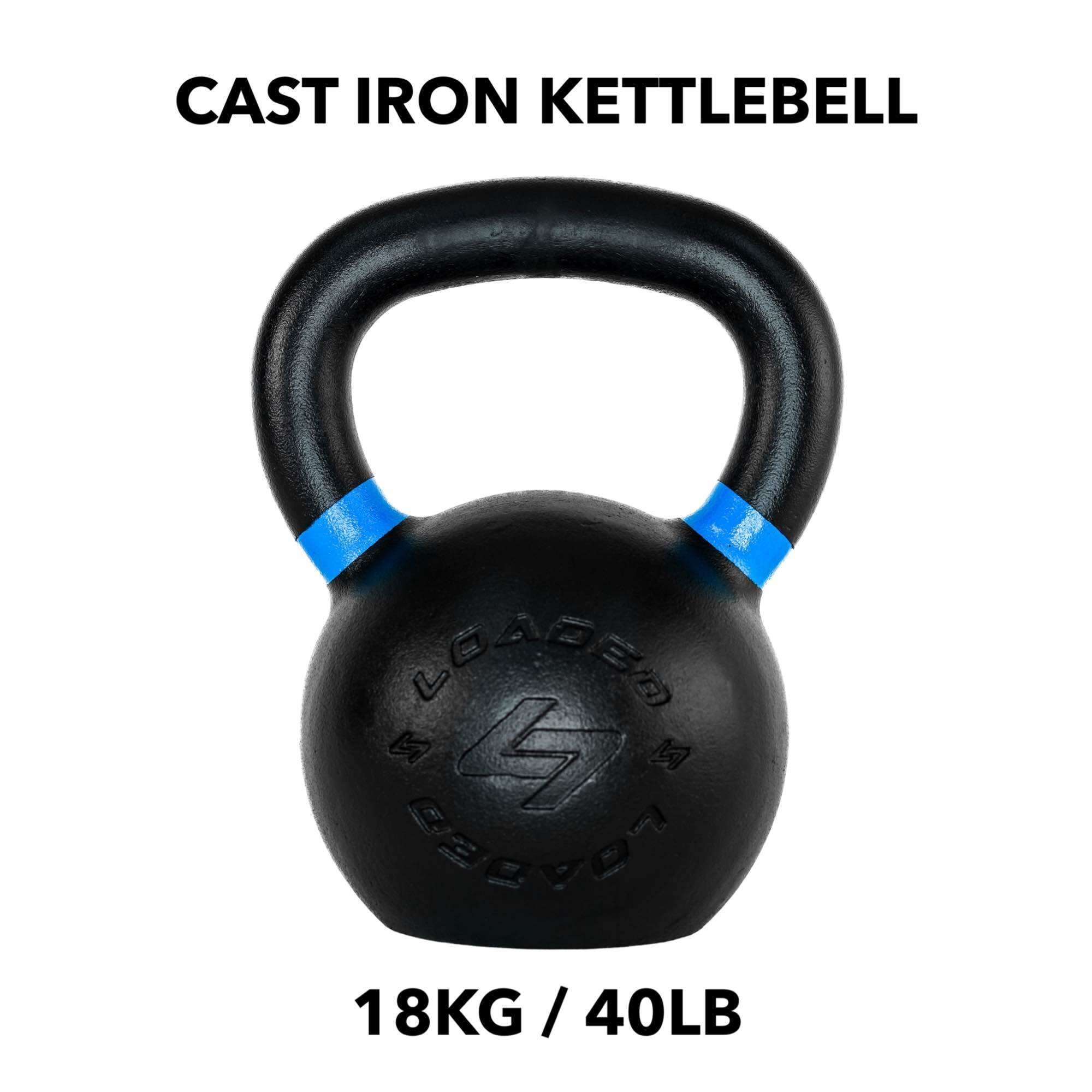NEW💥สินค้าใหม่💥 CAST IRON KETTLEBELL (เหล็กหล่อ) เกรดสุงสุด 18KG / 40LB ราคา 2,090 บาท*ส่งฟรี