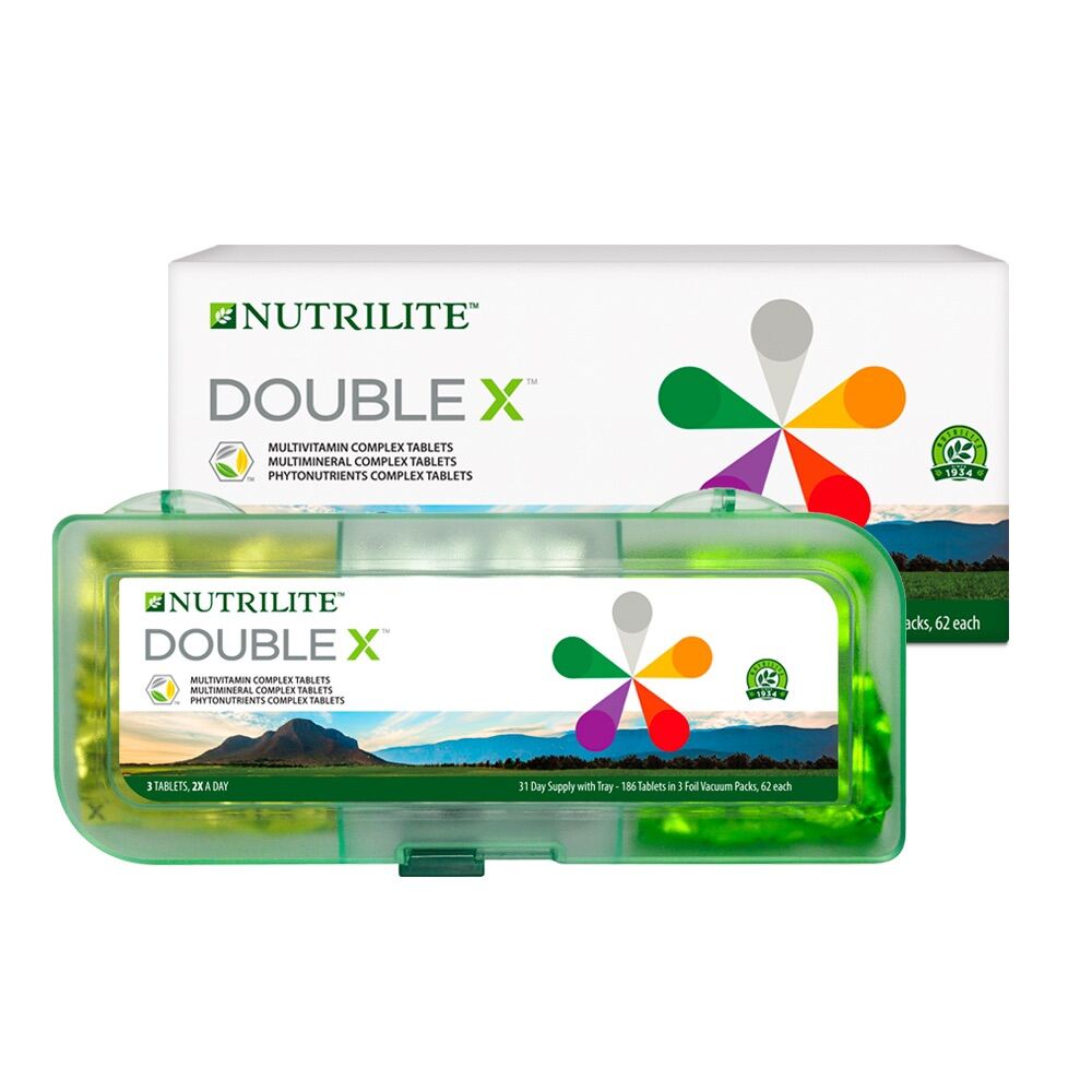 ดับเบิ้ล เอ็กซ์ มีกล่อง Nutrilite™ Double X Amway New Formula Tray 31