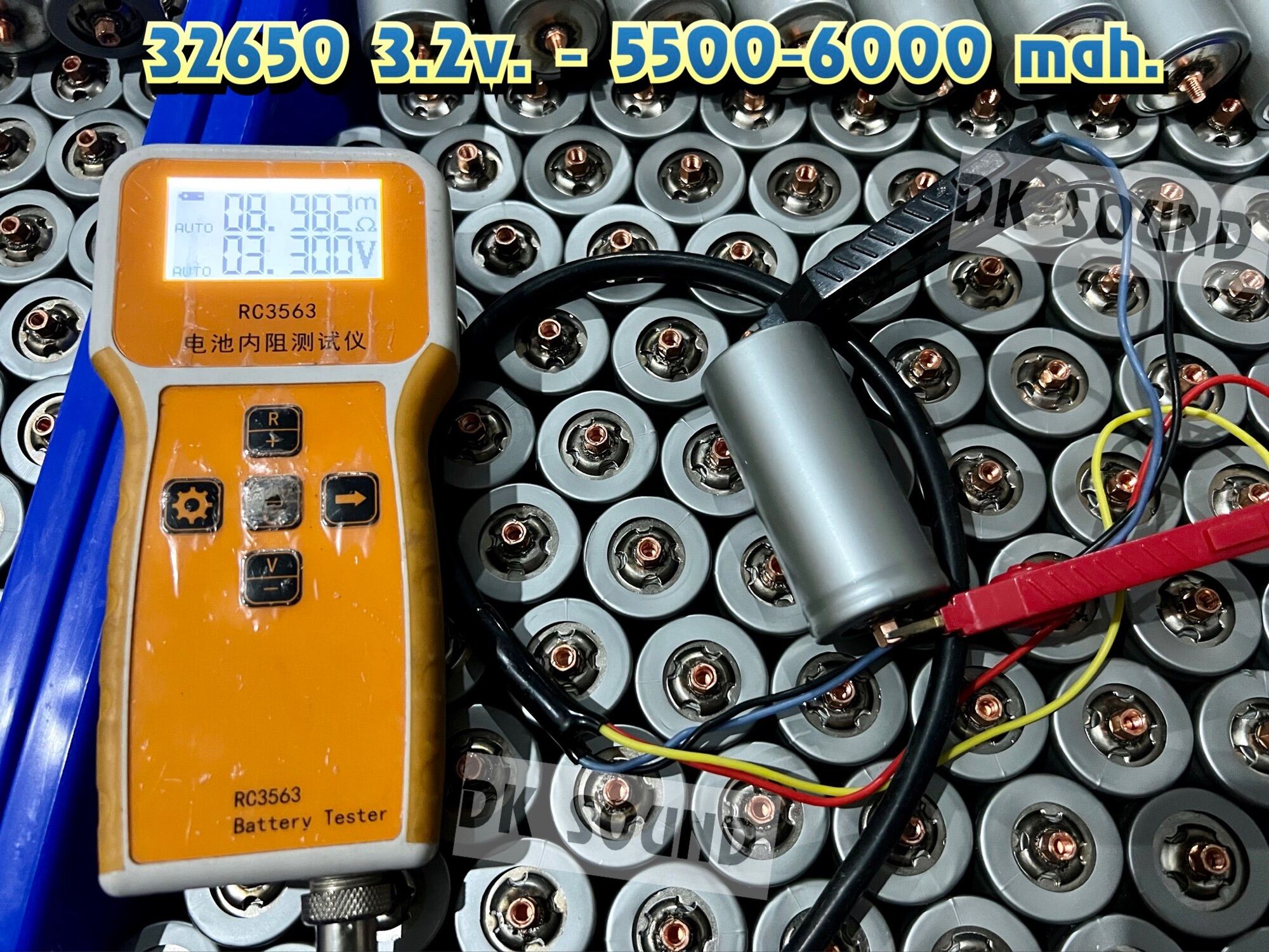 32650 LiFep04 3.2v 5000-6000mah (20ก้อน) แบตเตอรี่ ลิเธียม ฟอสเฟต แบต ...