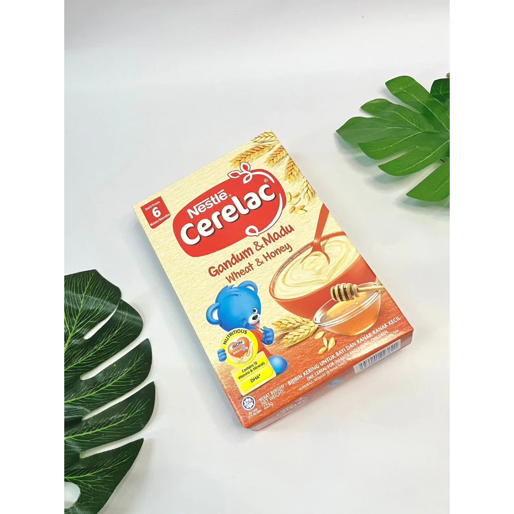 Nestle Cerelac ซีรีแล็ค อาหารเสริมธัญพืชสำหรับเด็ก6เดือนขึ้นไป ขนาด200-225กรัม ราคา  130 บาท*ส่งฟรี