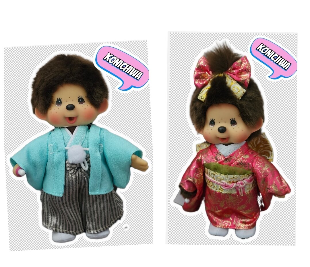 Monchhichi สินค้านำเข้าจากญี่ปุ่น แท้ 100% Size M ยกset kimono ราคา 2,290 บาท*ส่งฟรี