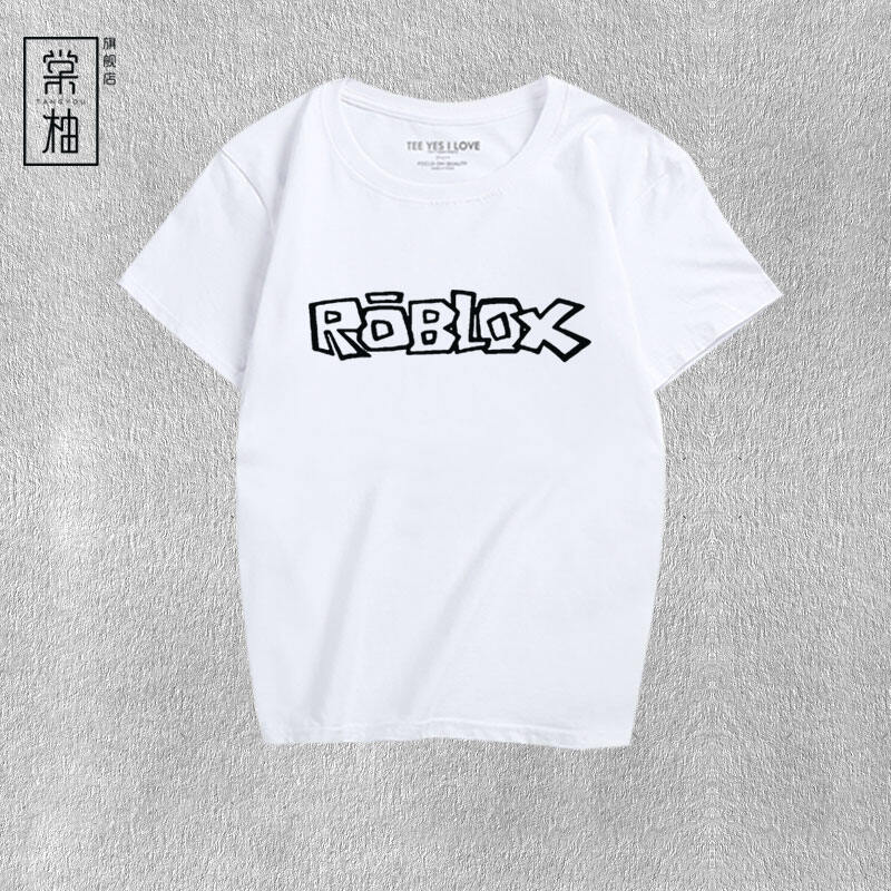 เกมการ์ตูนของสะสมอะนิเมะ roblox เสื้อยืดลำลองผ้าฝ้ายแท้แขนสั้นสำหรับ ...