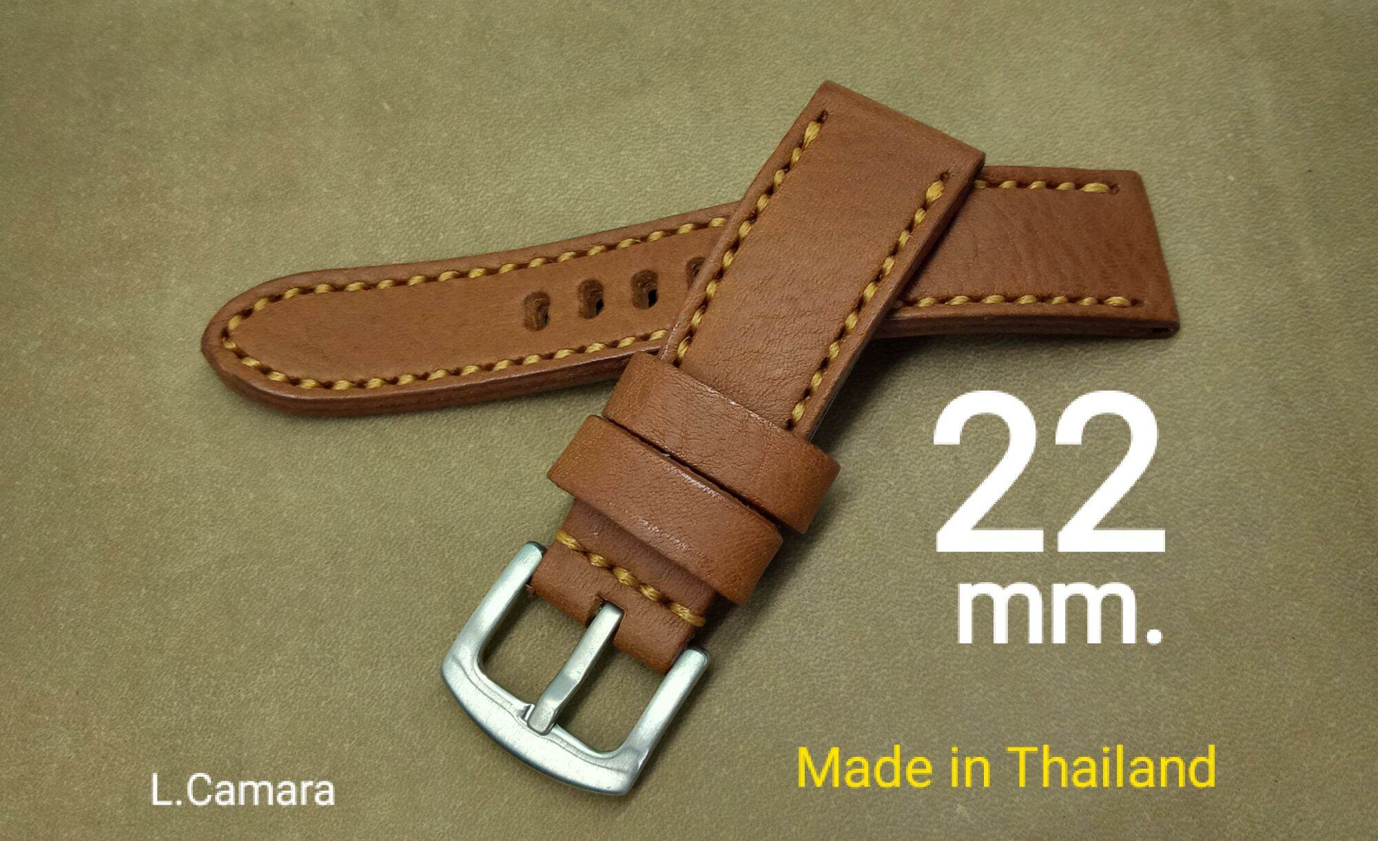 Inexpensive Great Leather 22 mm Watch Strap Replacement U0068L1_K0012867 main image 0