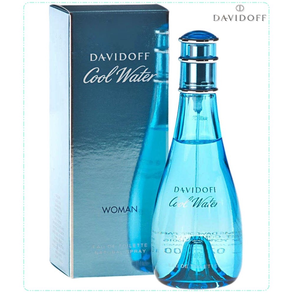 แนะนำ Davidoff Cool Water For Women 100 ml (พร้อมกล่อง)