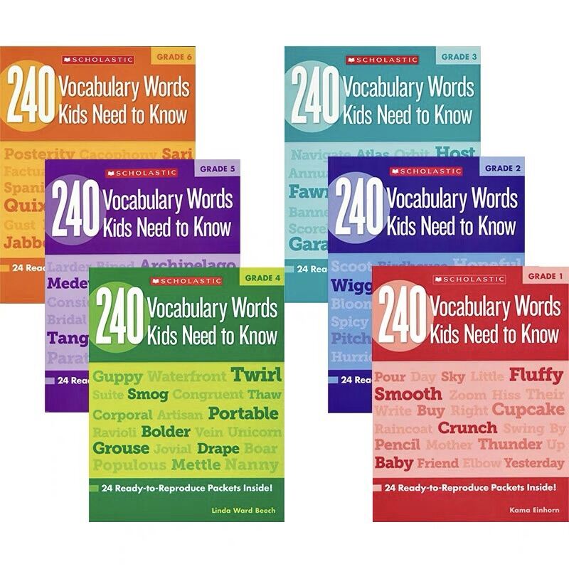 240-vocabulary-words-kids-need-to-know-grade-1-6scholastic-workbook