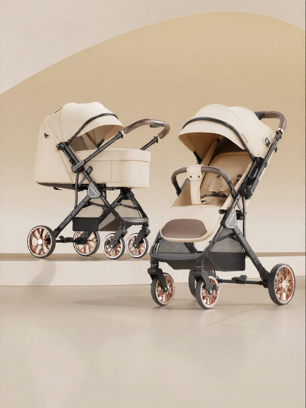 Beeshum | Convertible Multifunction High View Baby Stroller ราคา 15,587 บาท*ส่งฟรี