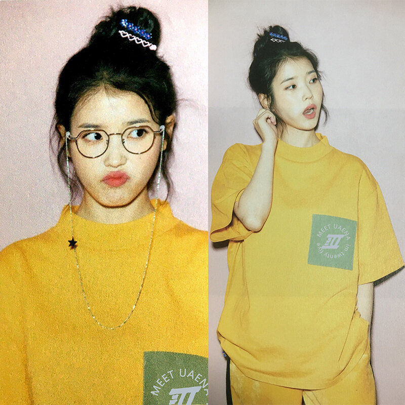 IU เสื้อแบบใหม่ปฏิทินตั้งโต๊ะสไตล์เกาหลีแบบเดียวกันกับดารา Li Ji eun ...