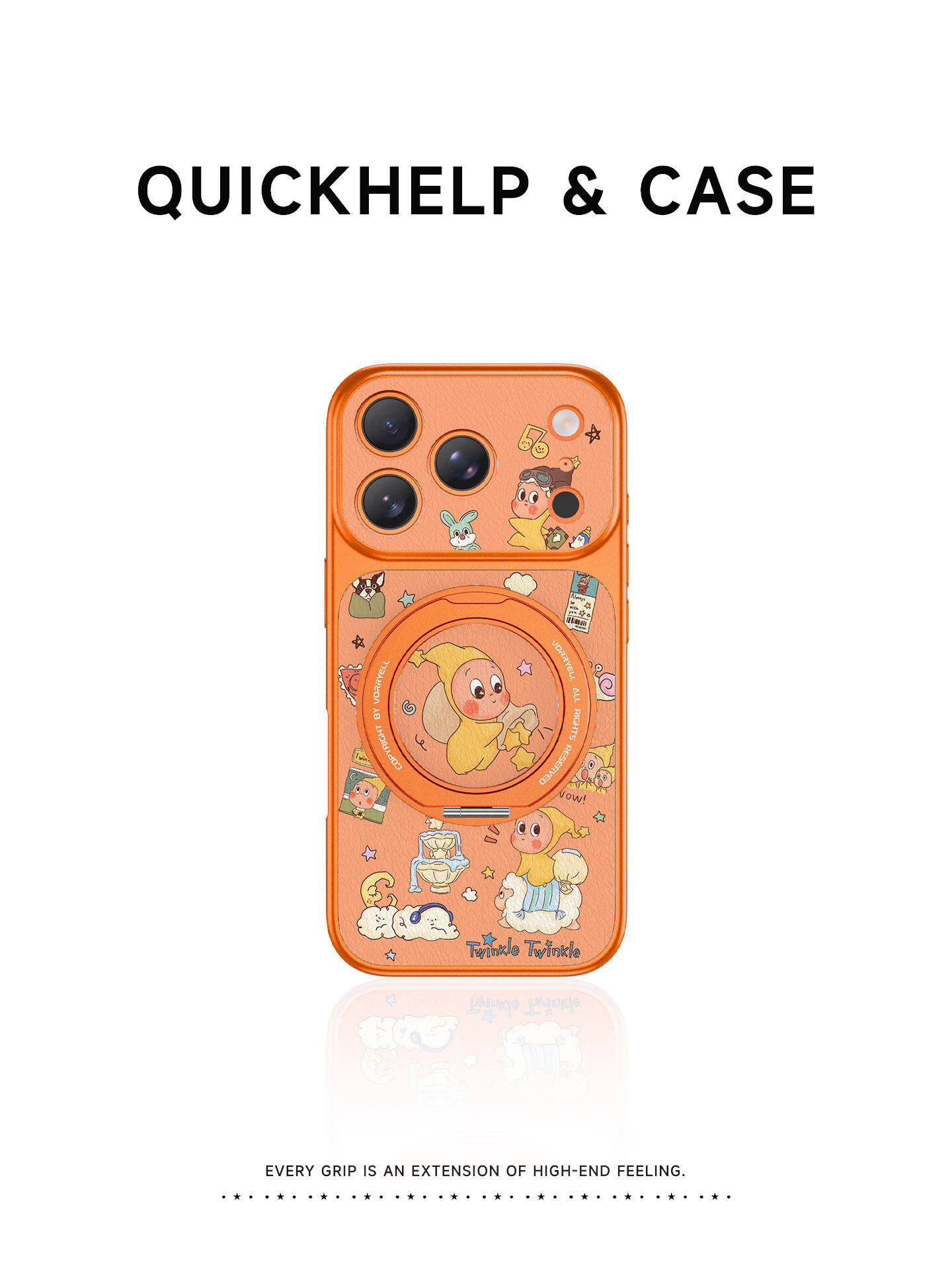 Anti-drop Magnetic Case Stand for iPhone Compatible with Various Models
