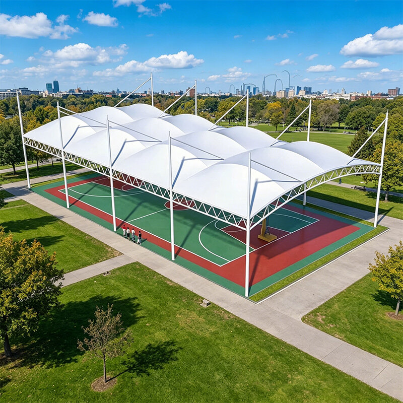 MUJOD | Custom Shade Canopy for Sports Areas Pools Hotels and Camps ราคา 130,264 บาท*ส่งฟรี
