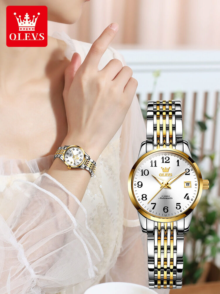 [OLEVS | Seniors' Waterproof Automatic Women's Watch,OLEVS | Seniors' Waterproof Automatic Women's Watch,] ราคา 2,818 บาท*ส่งฟรี