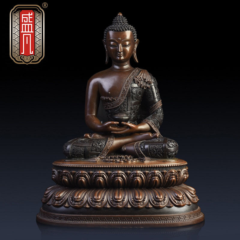 SHENGFAN | Buddhist Amida Buddha Statue Home Worship Tibetan Buddhism Brass ราคา 6,167 บาท*ส่งฟรี