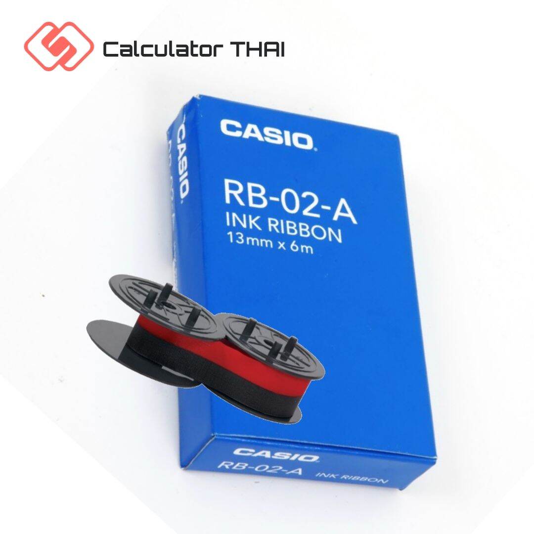 RB-02-A ผ้าหมึกสำหรับเครื่องคิดเลขจากคาสิโอ ของแท้ คุณภาพสูง น้ำหมึกทน ...