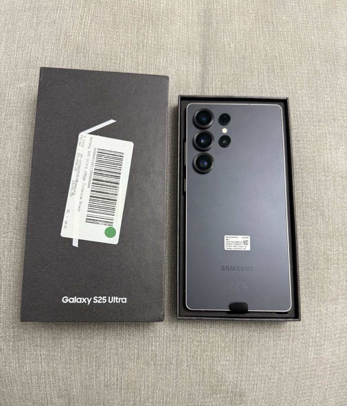 Samsung Galaxy S25 Ultra Sm-S938B/Ds - 255Gb - Black Titanium (Unlocked) ราคา 14,990 บาท*ส่งฟรี