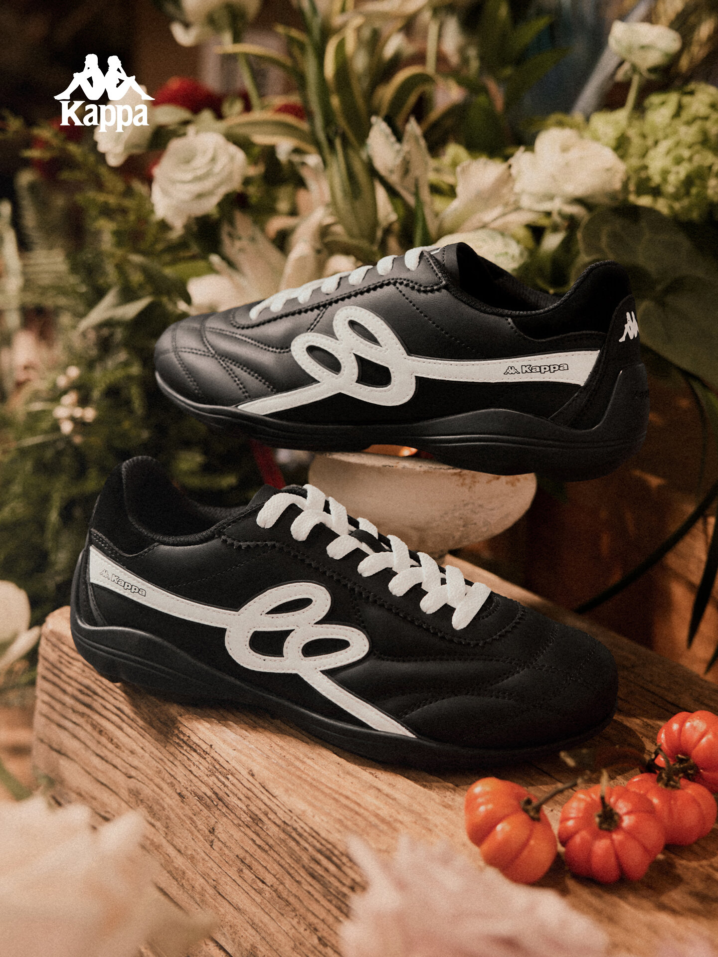 Kappa | Vintage Black Unisex Training Shoes Thin Soles ราคา 3,767 บาท*ส่งฟรี