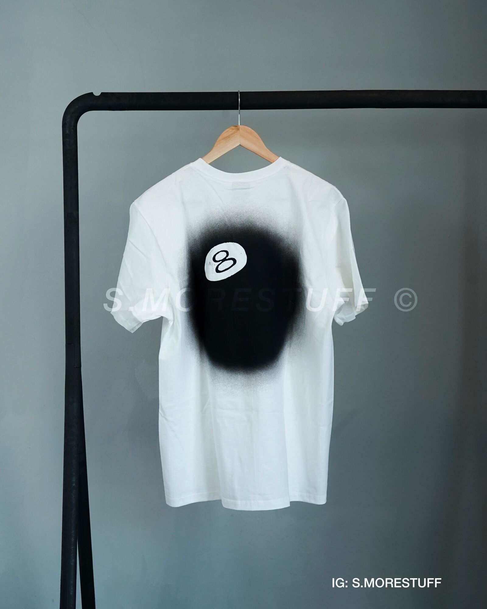 STUSSY 8BALL FADE LS TEE ブラック STUSSY(ステューシー) ⁄ 22AW⁄8
