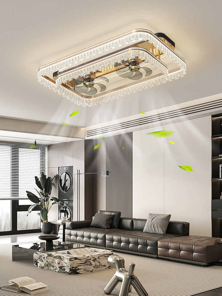 [AOSIBANGE | Modern Luxury Ceiling Fan Light Full Spectrum Living Room,AOSIBANGE | Modern Luxury Ceiling Fan Light Full Spectrum Living Room,] ราคา 22,542 บาท*ส่งฟรี