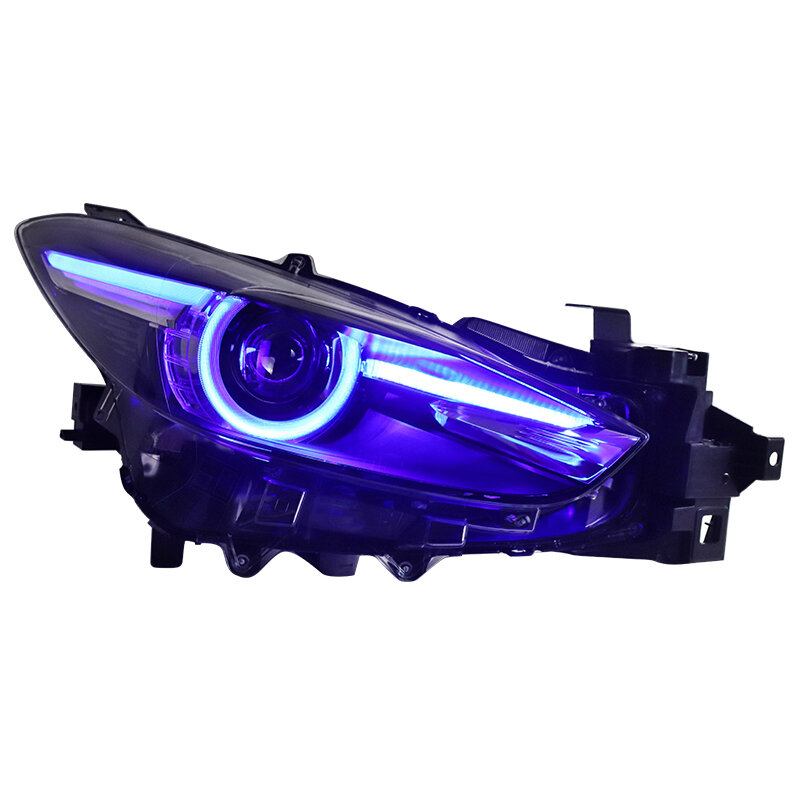 Car LED Headlight Assembly Daytime Running Light Turn Signal 14-19 Mazada3 Axela ราคา 17,772 บาท*ส่งฟรี