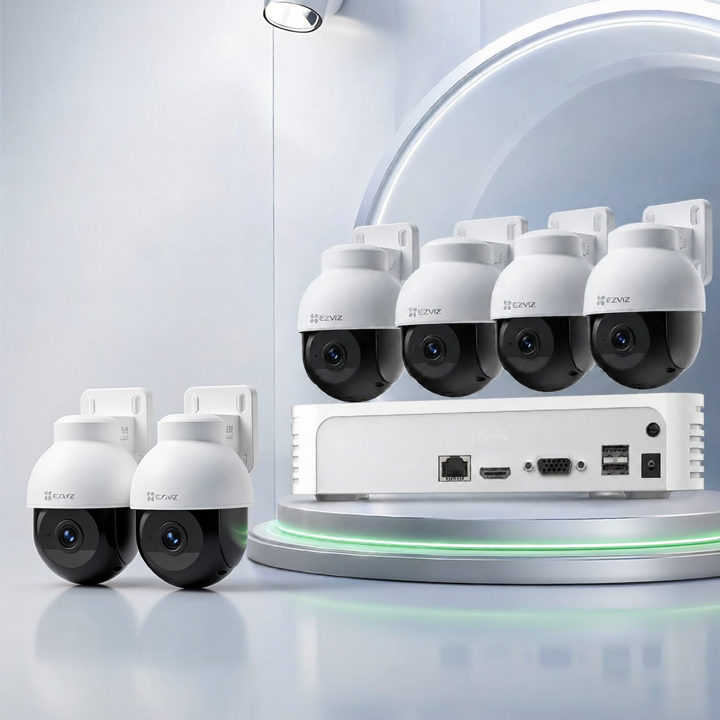 กล้องถ่ายรูป กล้องดิจิตอล EZVIZ ชุดวงจรปิด CCTV กลางแจ้ง 360 องศา HD PoE เชิงพาณิชย์ ราคา 37,786 บาท*ส่งฟรี