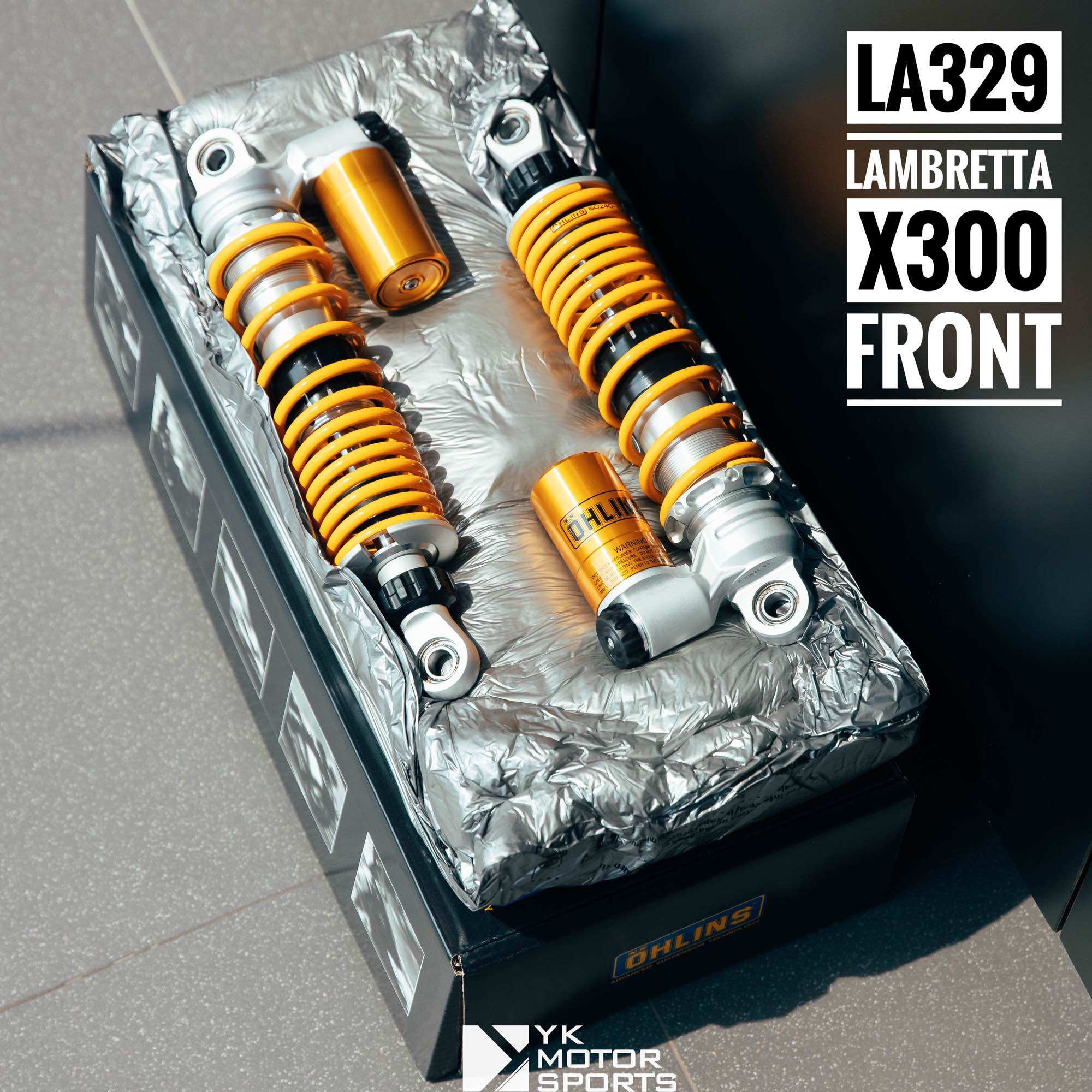 โช๊คหน้า Ohlins รุ่น Lambretta X300 (LA329) ของแท้ ผ่อนได้! ราคา 25,000 บาท*ส่งฟรี