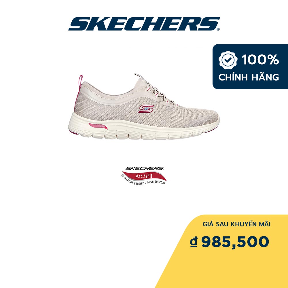 [Chỉ Ngày hội thành viên - Voucher 10%]  Skechers Nữ Giày Thể Thao Xỏ Chân Giặt Máy Được, Tập Gym, Đi Học, Đi Làm, Thường Ngày Sport Active Arch Fit Vista Sweeties Arch Fit, Machine Washable, Vegan - 104370-TPE