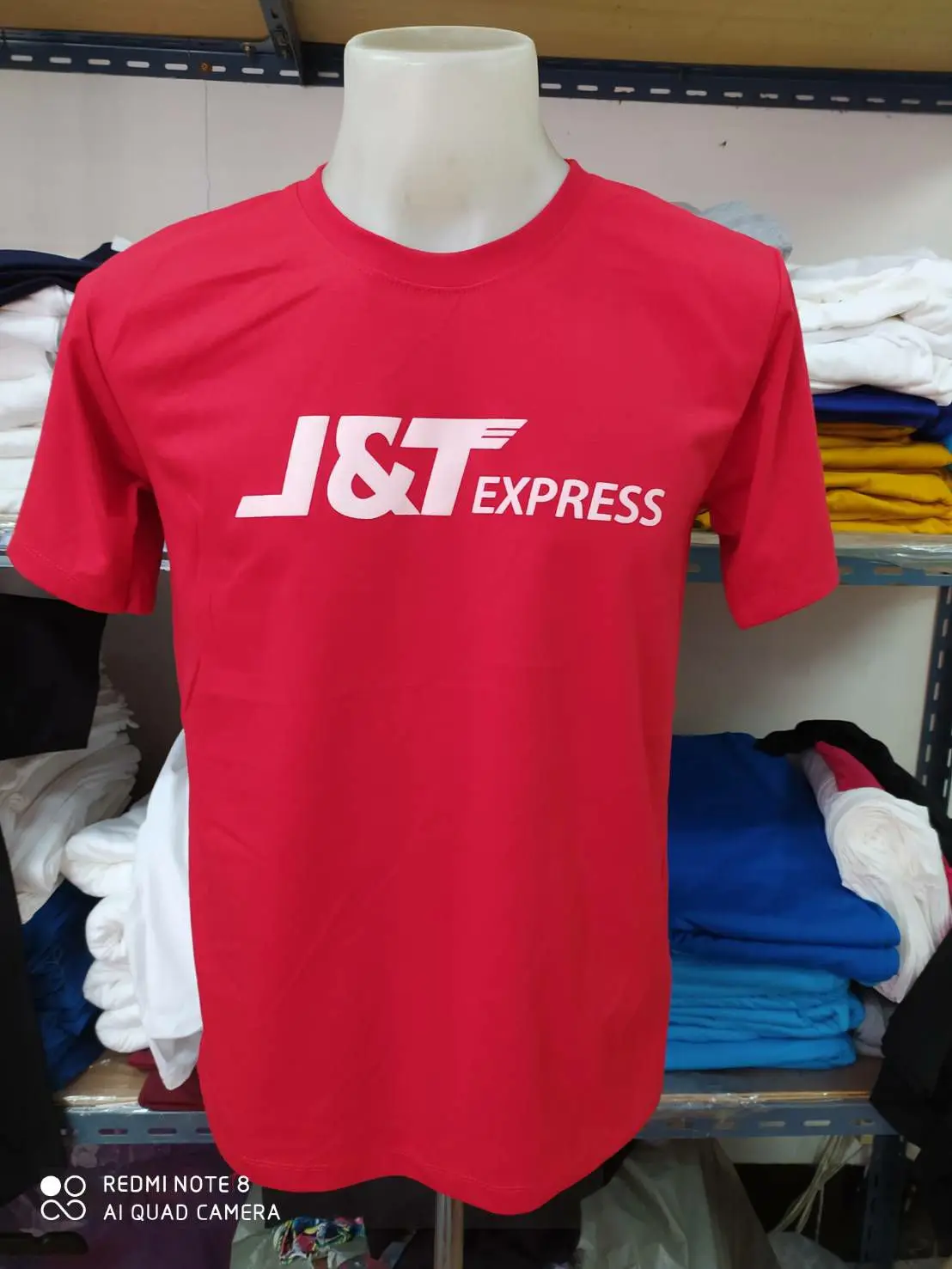เสื้อJ&T express เสื้อยืดคอกลม J&T Express