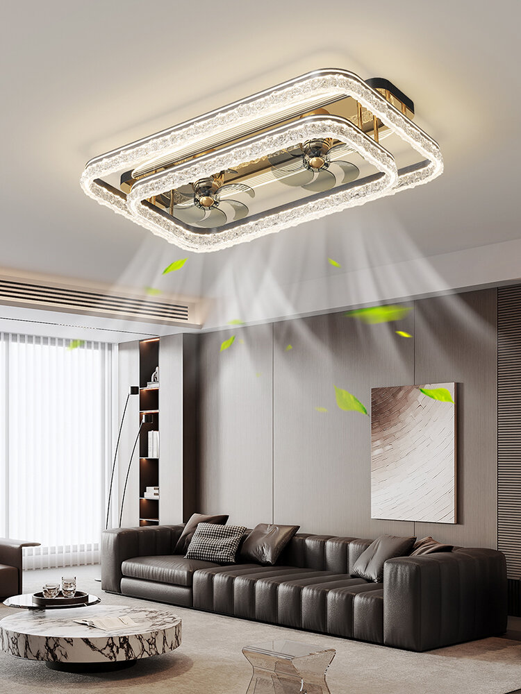[AOSIBANGE | Luxurious Oscillating Fan Light Atmospheric Ice-crack Design Ceiling Light,AOSIBANGE | Luxurious Oscillating Fan Light Atmospheric Ice-crack Design Ceiling Light,] ราคา 22,242 บาท*ส่งฟรี