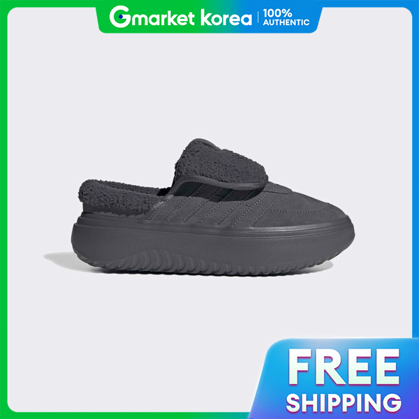 adidas | { "corrected_translation": "Adidas Women's Grand Court Gray Comfortable Winter Mules" } ราคา 3,745 บาท*ส่งฟรี