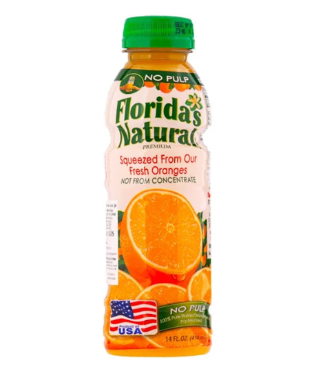 💎(414 ML x 2 )💎 Floridas Natural 100 percent Pure Orange Chilled Juice 414 ml x 2 ราคา 632 บาท*ส่งฟรี