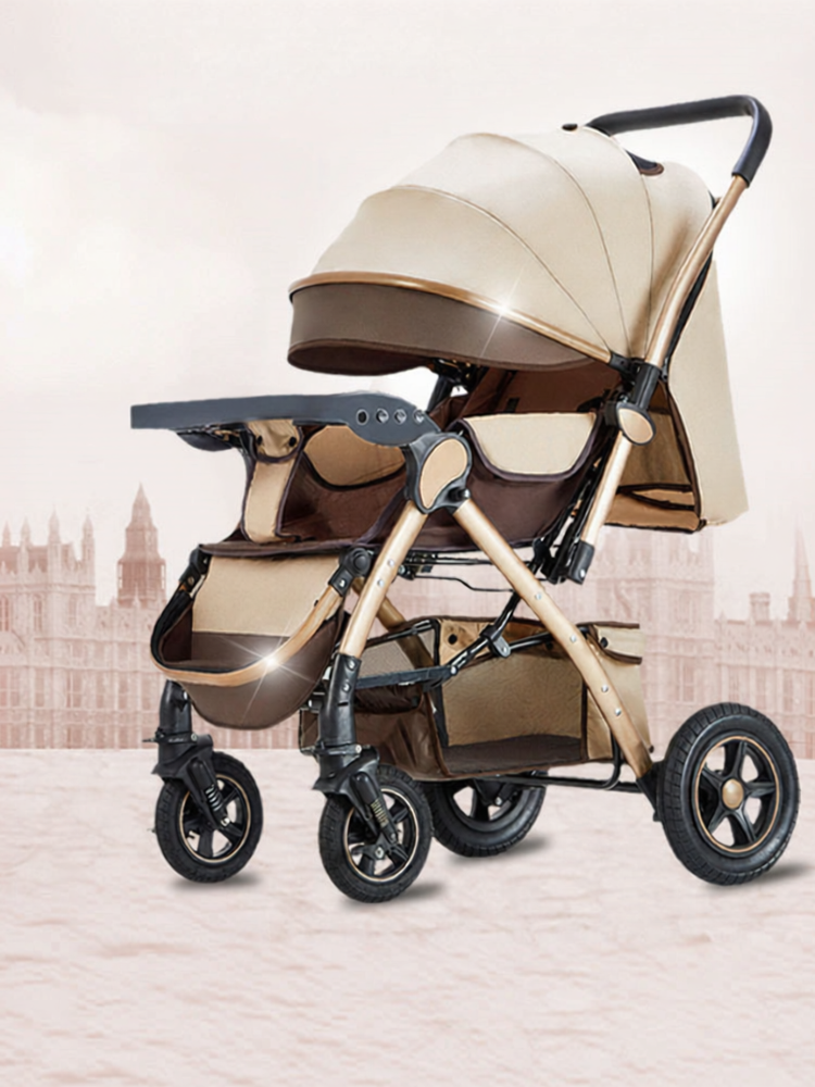 [WEIJIA | Wide & Long Shock Absorbing Stroller with Foldable Design for Sitting and Lying High View,WEIJIA | Wide & Long Shock Absorbing Stroller with Foldable Design for Sitting and Lying High View,]