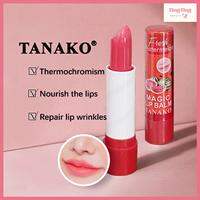 (HT044) TANAKO Magic lip balm ลิปมันเเตงโม ลิปบาล์ม ลิปมันเปลี่ยนสี บำรุงริมฝีปาก ให้ชุ่มชื้น ดูอวบอิ่ม ขนาด 3.5 กรัม